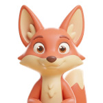 Kip, the Kercel fox mascot