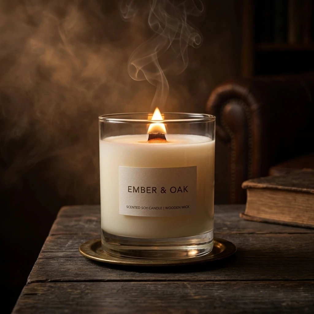 Candle generated product render