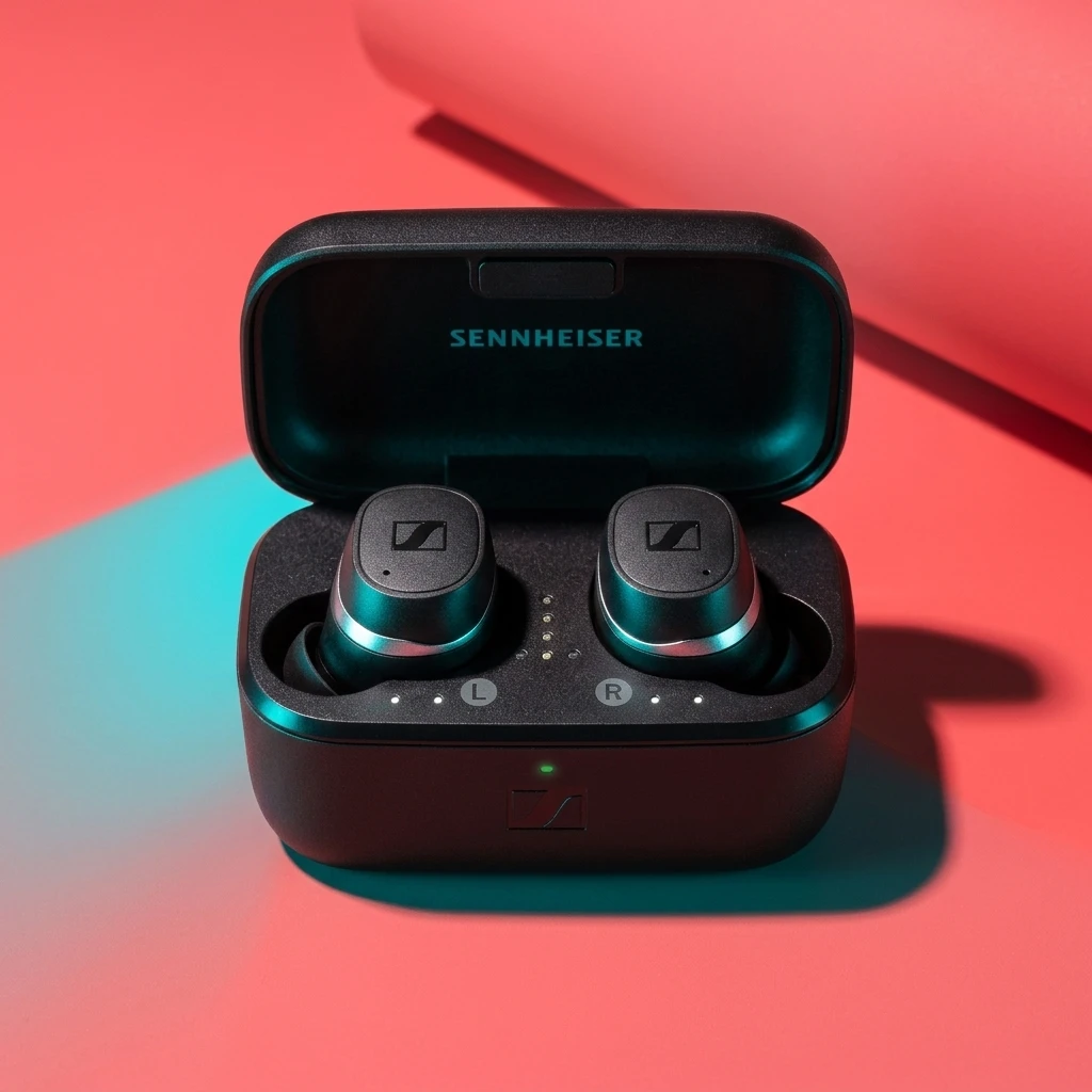 Earbuds generated product render