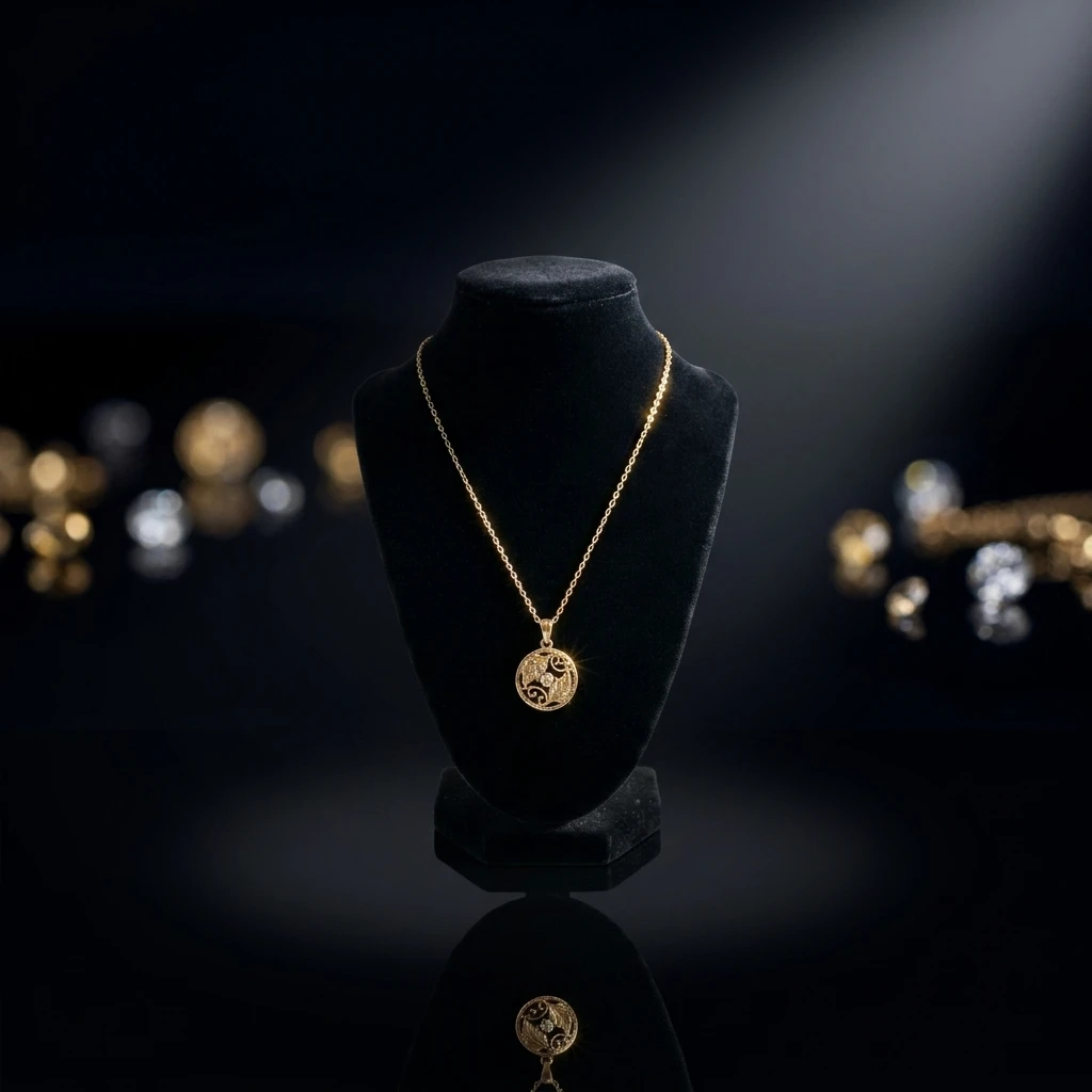 Jewelry generated product render