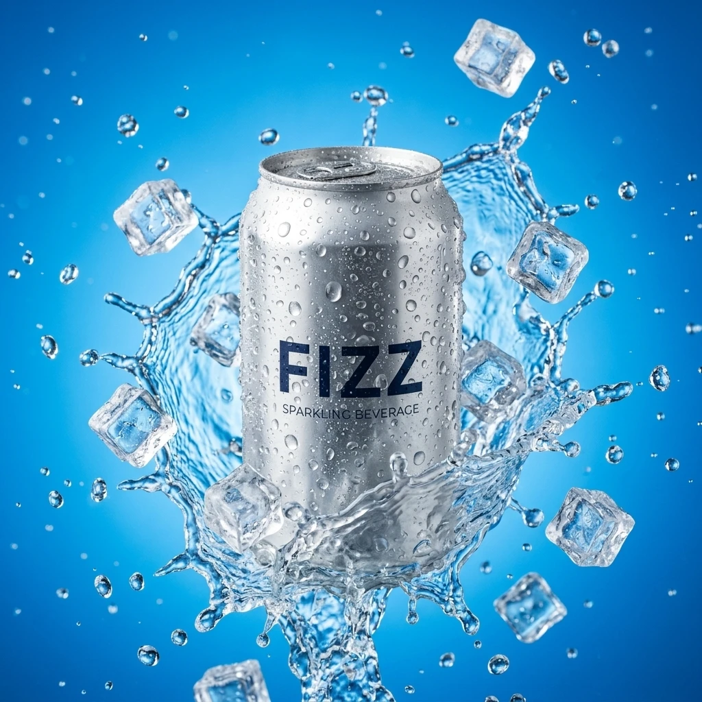 Soda generated product render